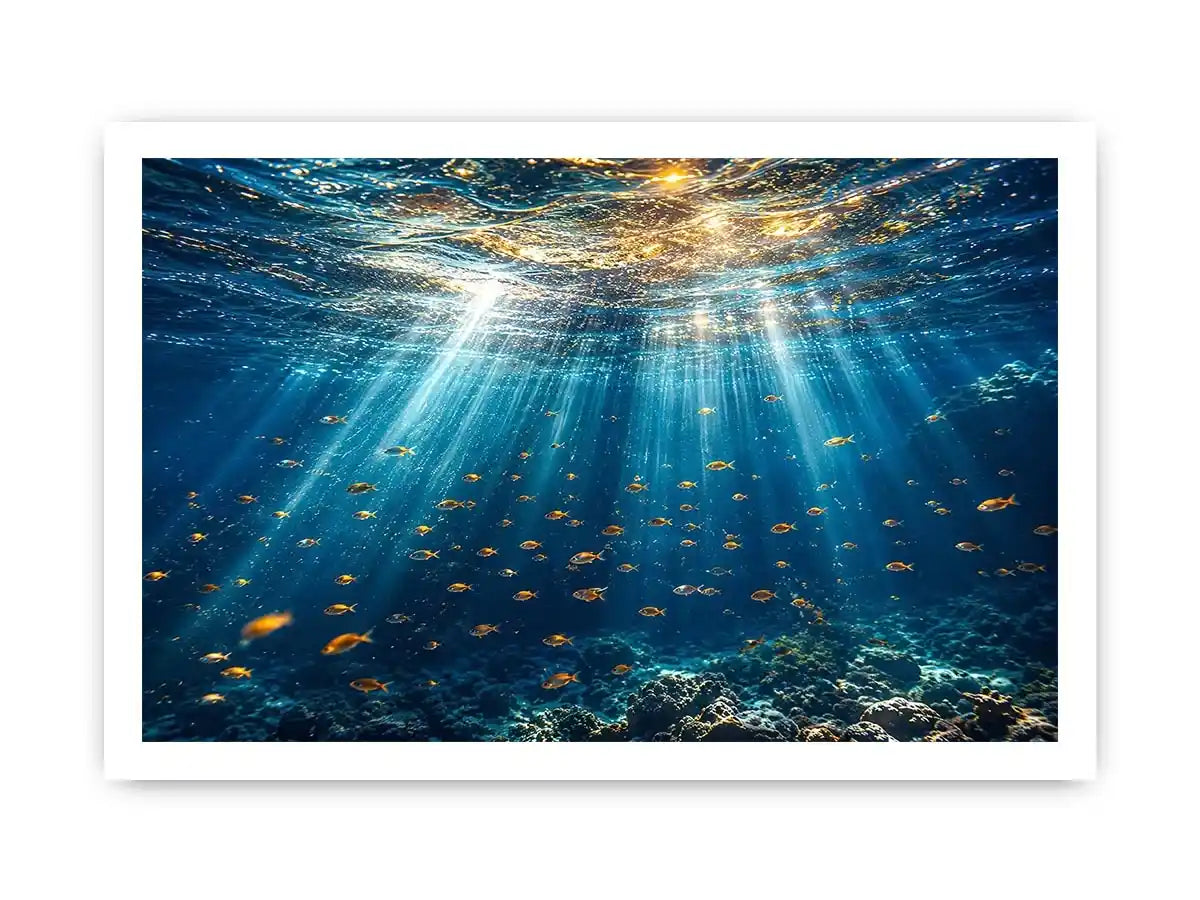 Underwater Scene Canvas Print