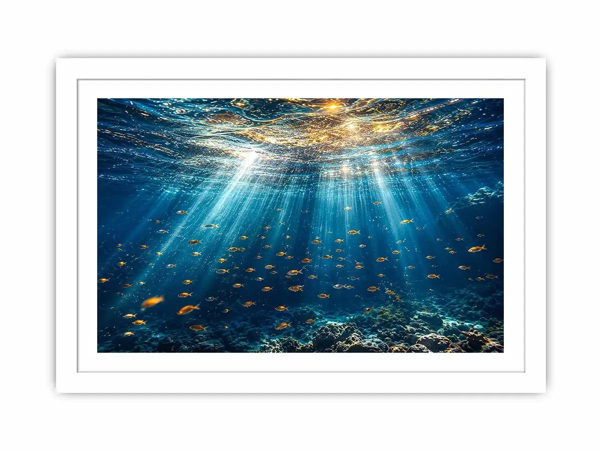 Underwater Scene Canvas Print