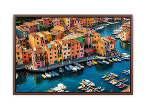 Italy beach town Canvas Print