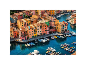 Italy beach town Canvas Print