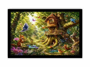Magical Forest kids nursery Canvas Print