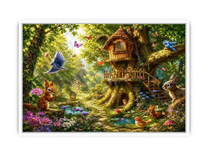 Magical Forest kids nursery Canvas Print
