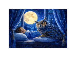 Sleep kids nursery Canvas Print