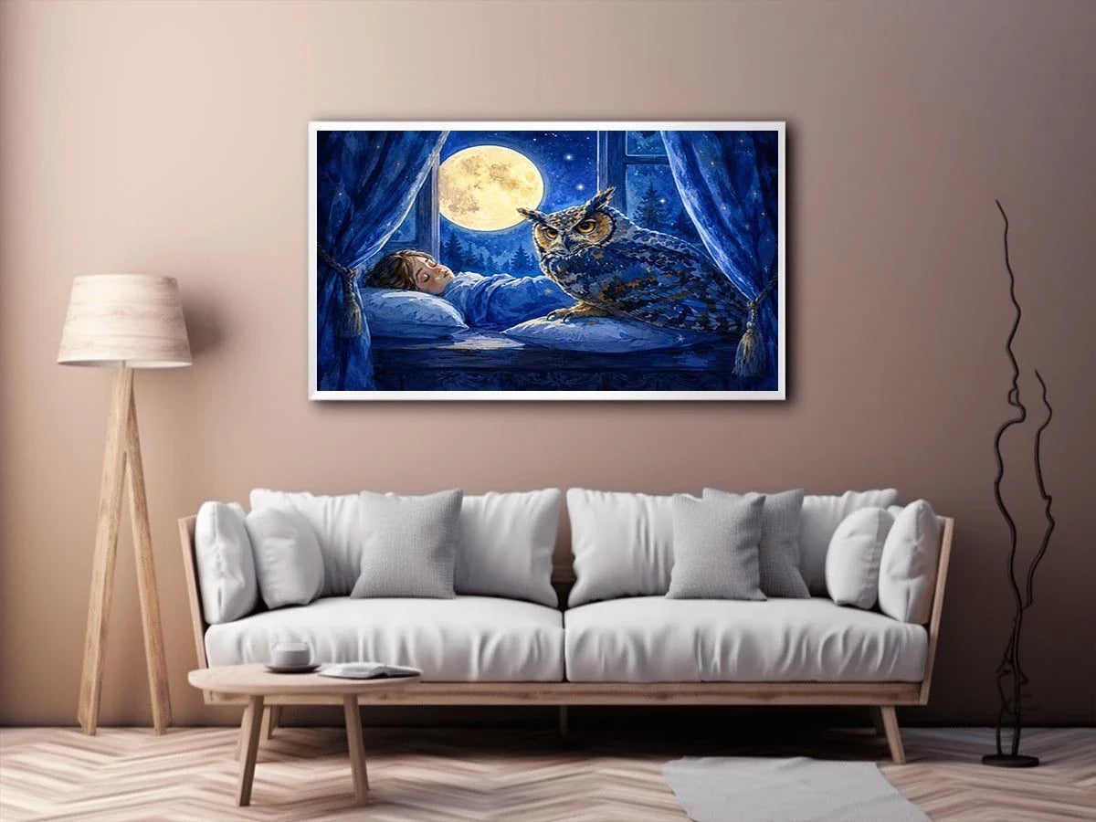 Sleep kids nursery Canvas Print