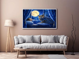 Sleep kids nursery Canvas Print