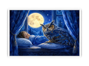 Sleep kids nursery Canvas Print