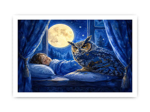 Sleep kids nursery Canvas Print