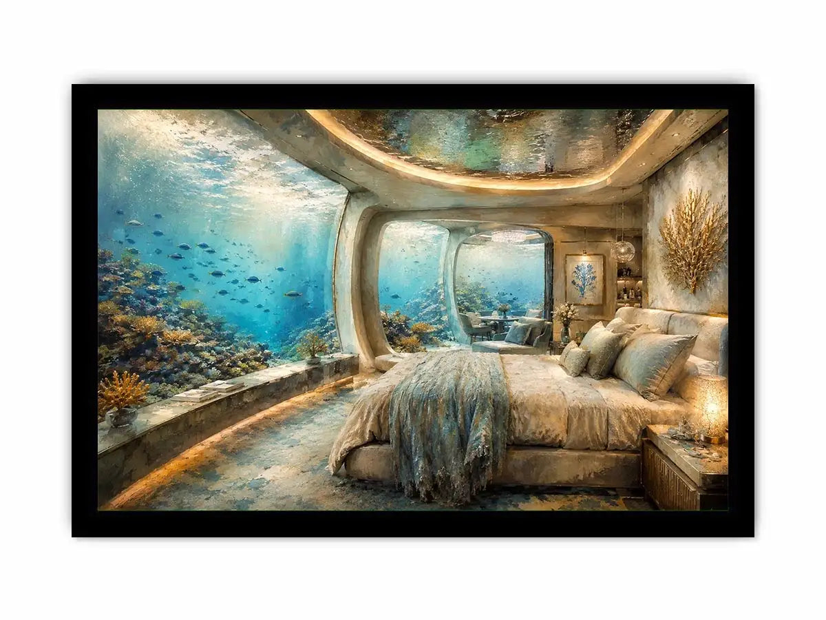 Underwater Hotel Canvas Print