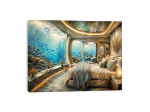 Underwater Hotel Canvas Print