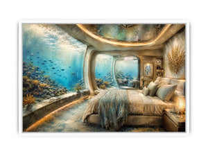 Underwater Hotel Canvas Print