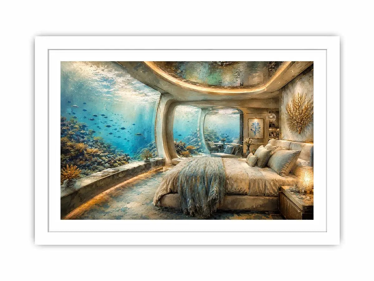 Underwater Hotel Canvas Print