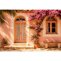 Santorini Chapel Canvas Print