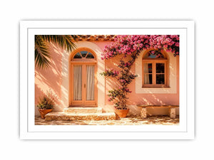 Santorini Chapel Canvas Print