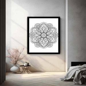 Color Me Mandala Art Print