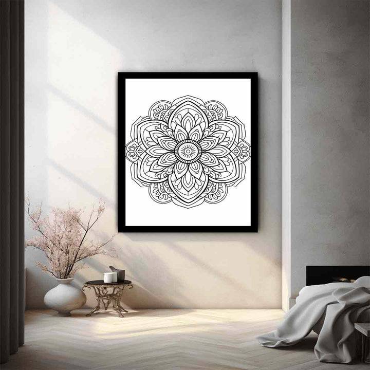 Color Me Mandala Art Print