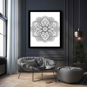 Color Me Mandala Art Print