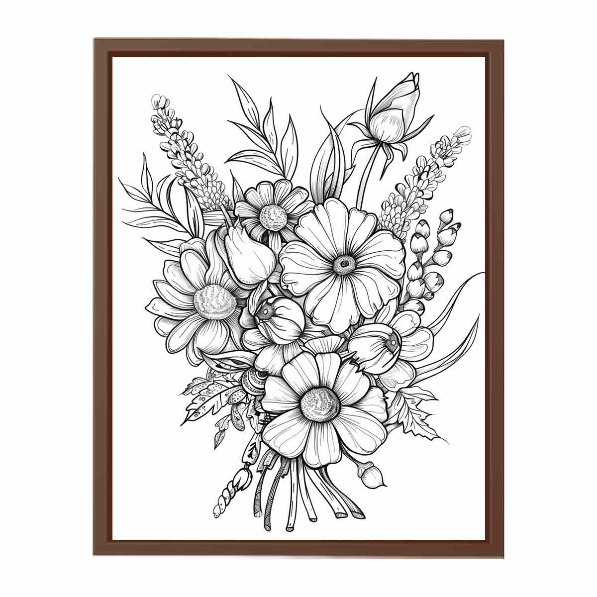 Color Me Flowers Painting