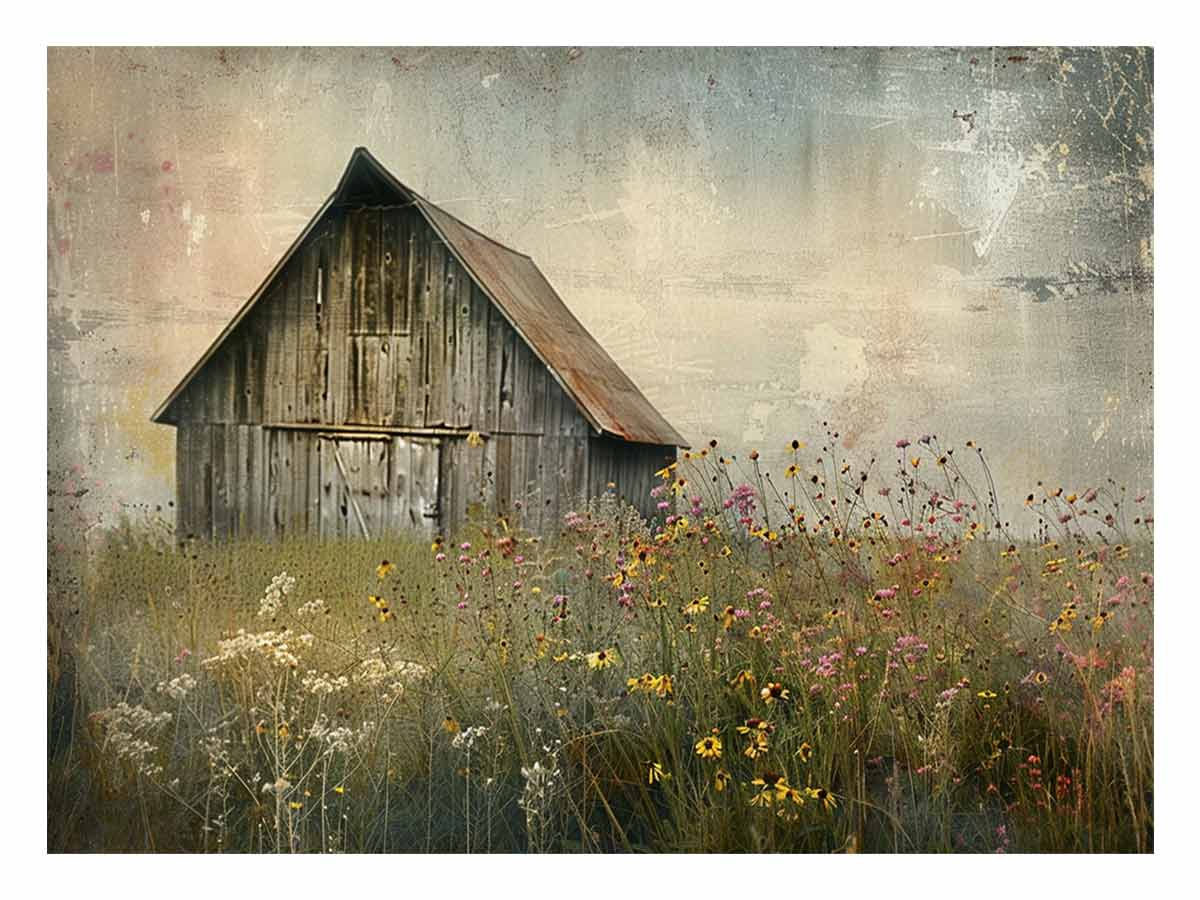 Rustic Barn Countryside – Canvas Art Prints