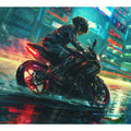 Anime Bike Art Print