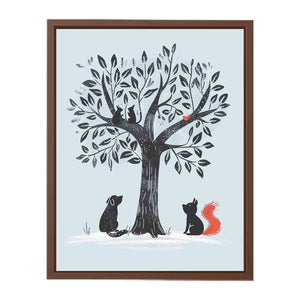 Meeting Under Oak Painting