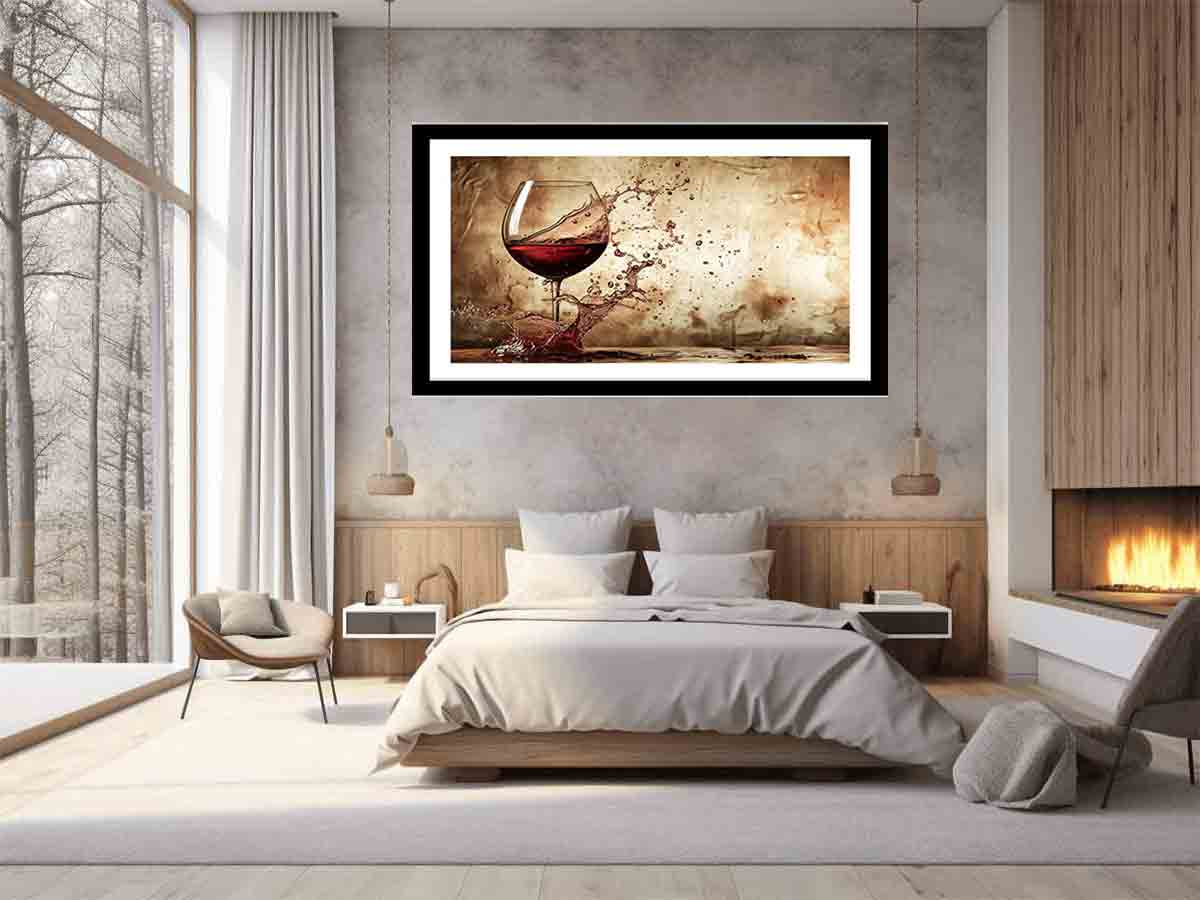 Wine Splash  Painting