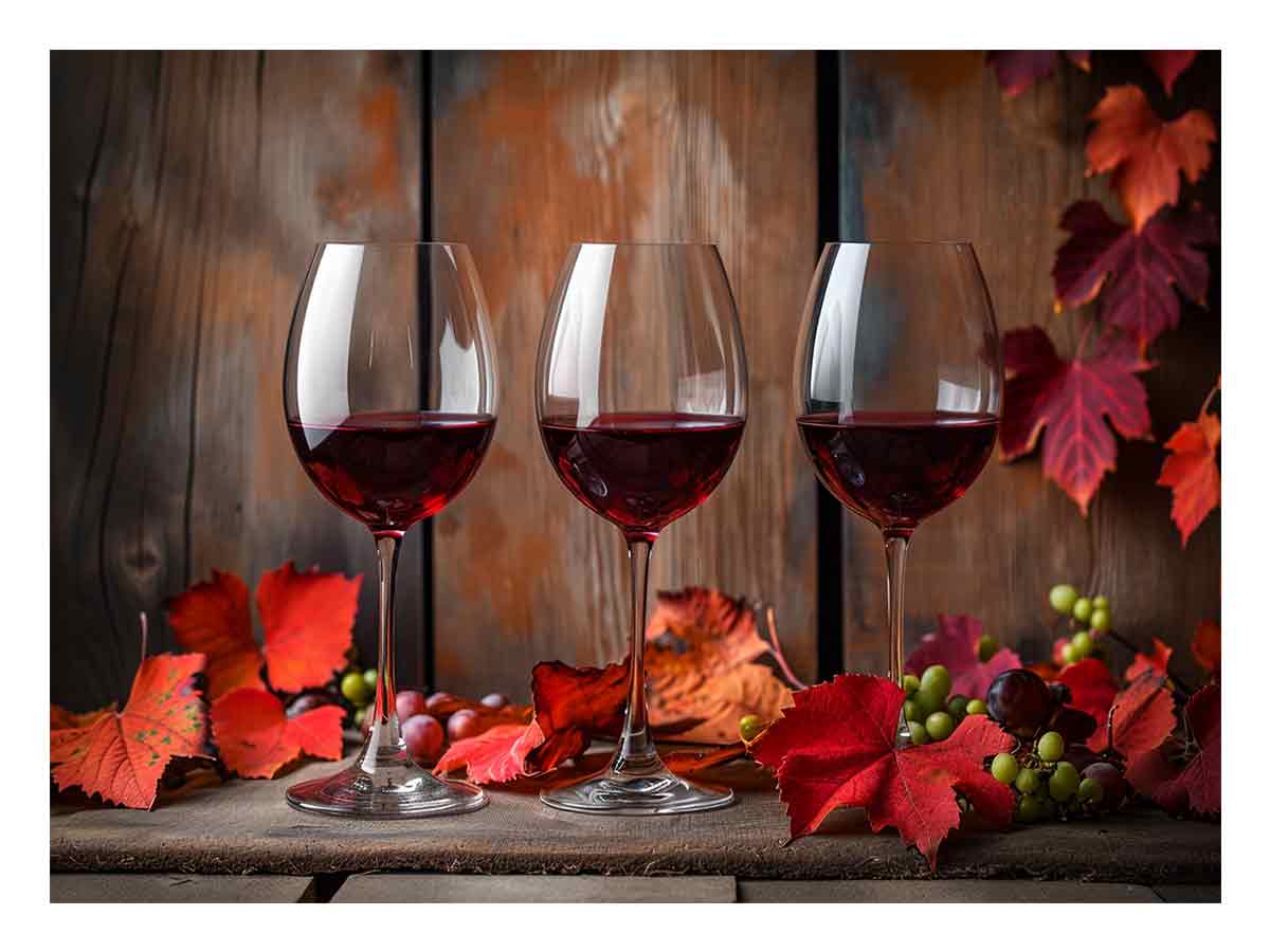 Red wine Frame  