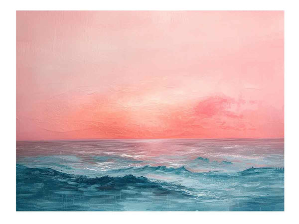 Pink Sunrise Sea