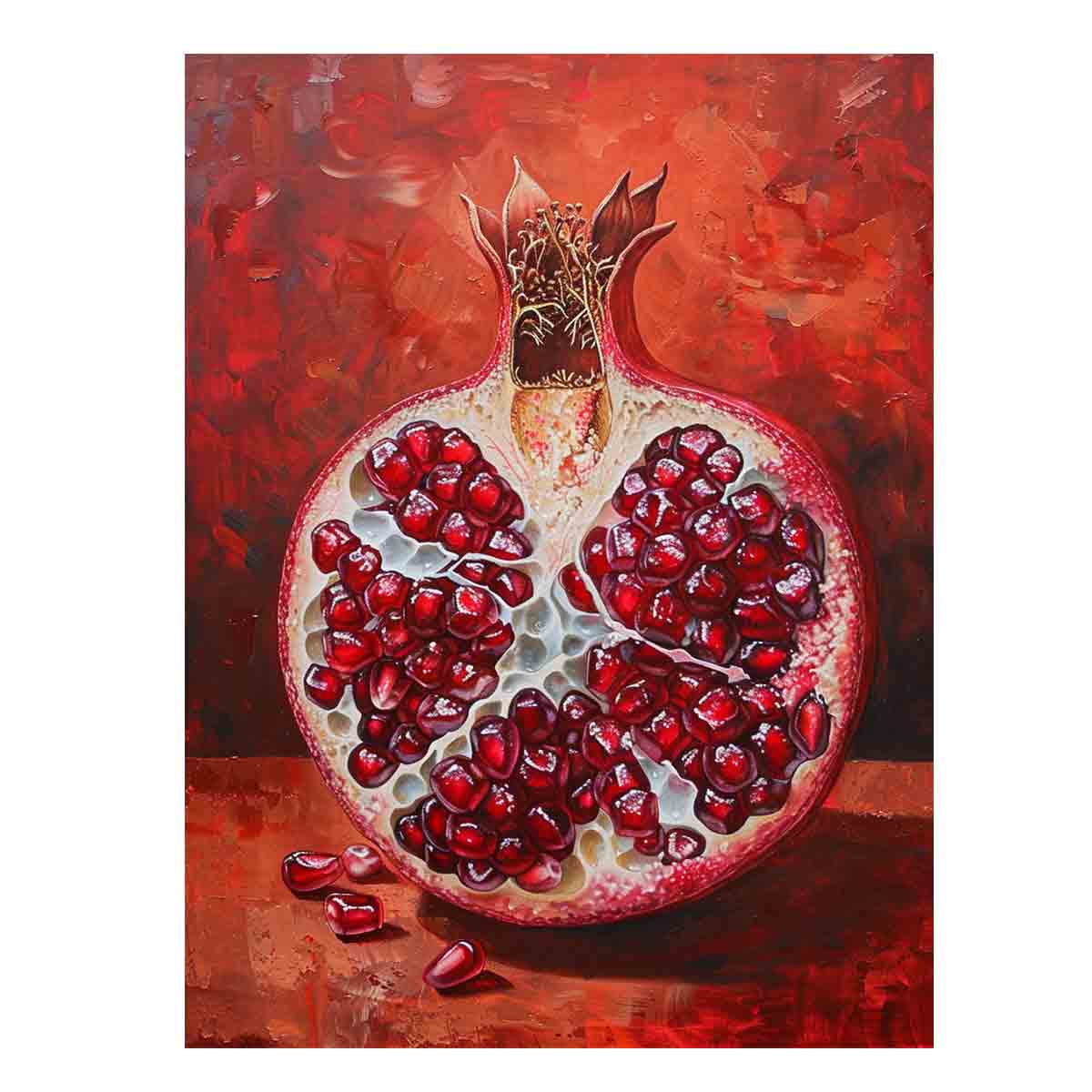 Pomegranate framed   
