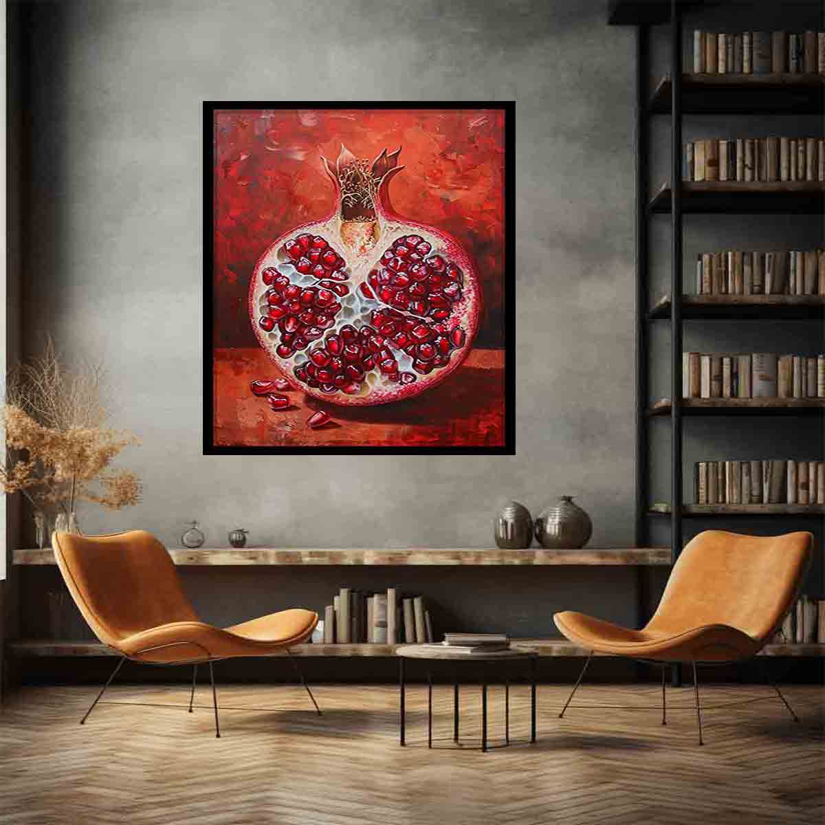 Pomegranate framed   