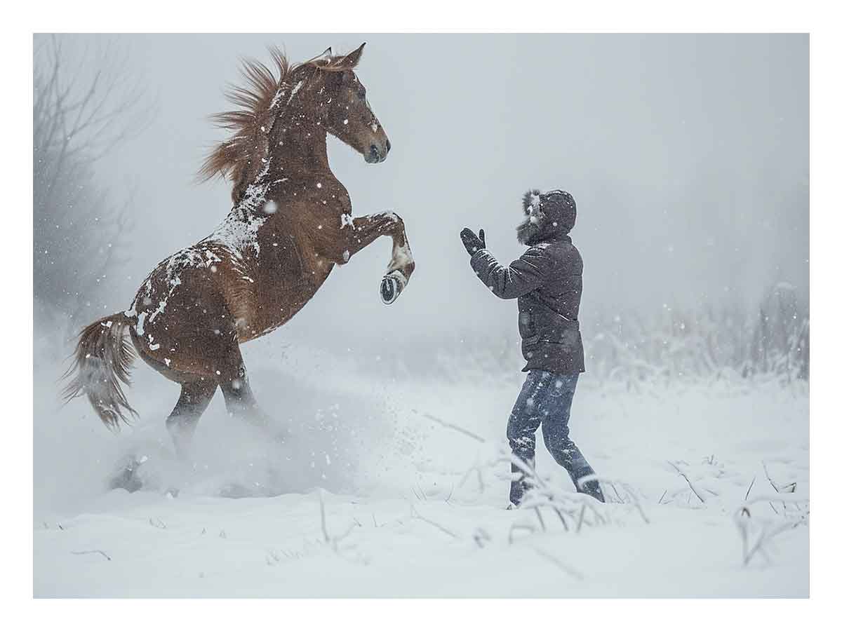  Playing With Horse