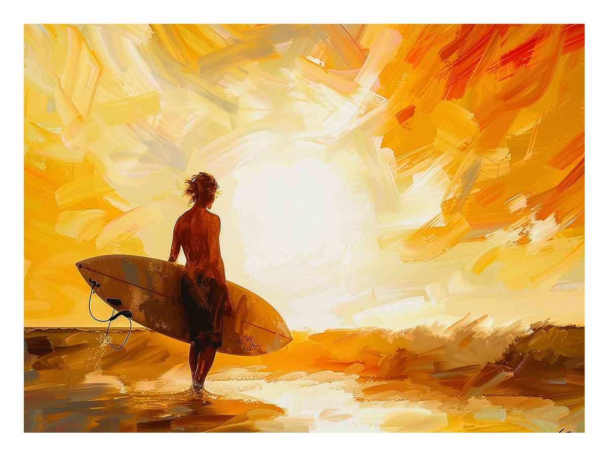 Surfer in the Sun  