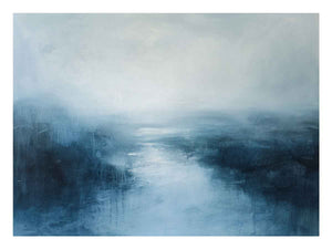 Blue  Abstract river