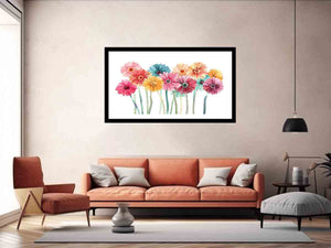 Watercolor Daisies