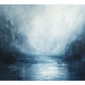 Abstract Blue river