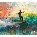 RainbowSurf Art Print