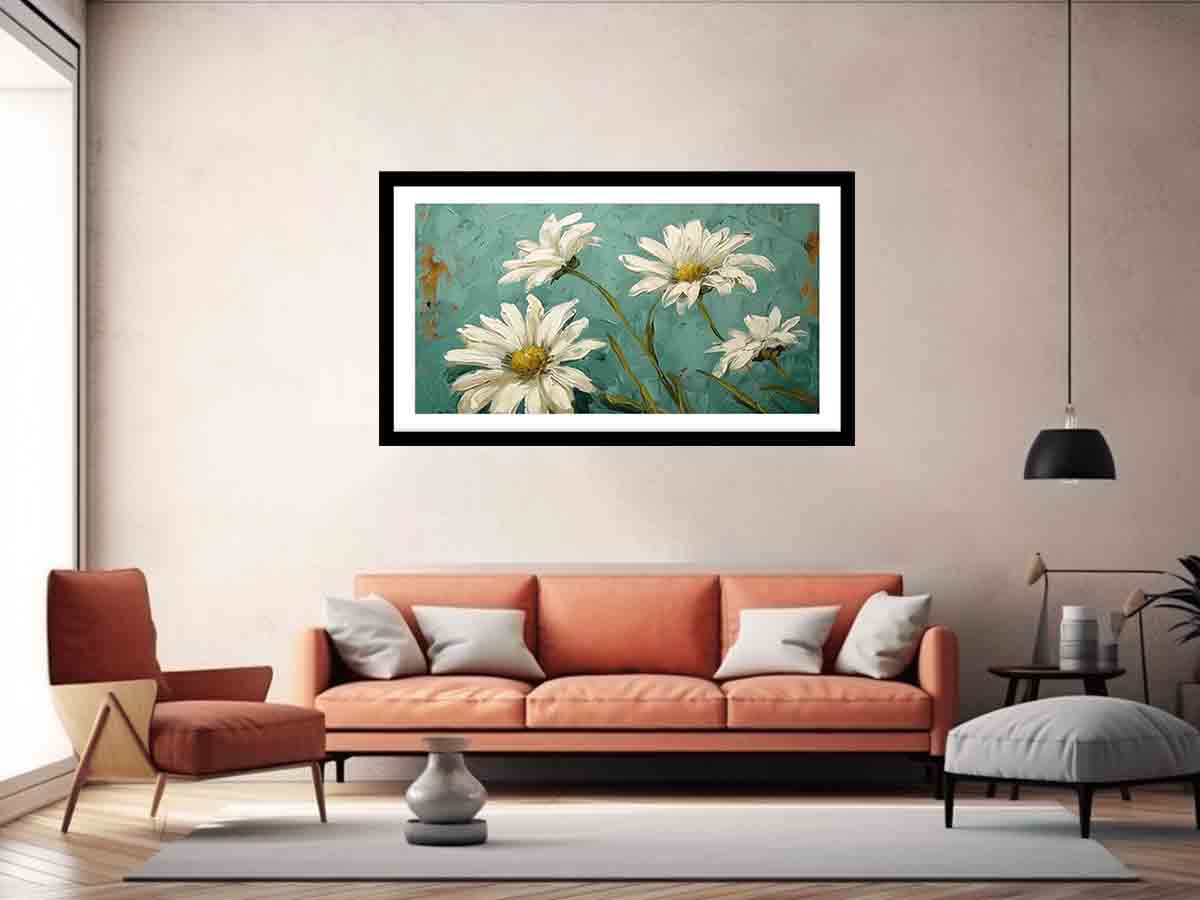White daisies  