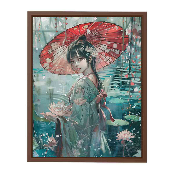 Japanise lady Art Painting