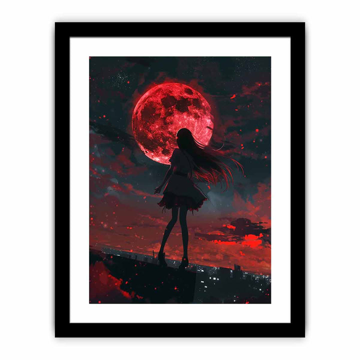 Moon Walk Art  framed Print