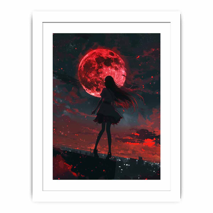 Moon Walk Art  framed Print