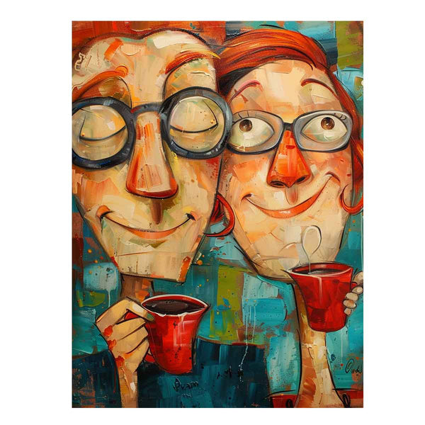 Coffee Friends Art Print