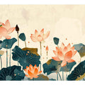 Watercolor lotus  