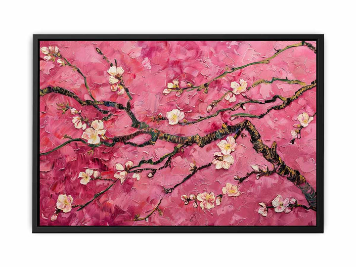  Pink Almond Branches canvas Print