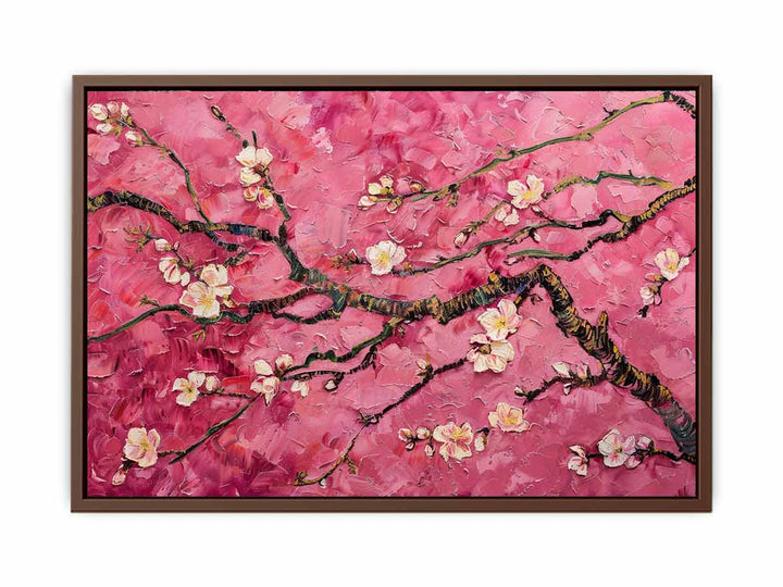  Pink Almond Branches Painting