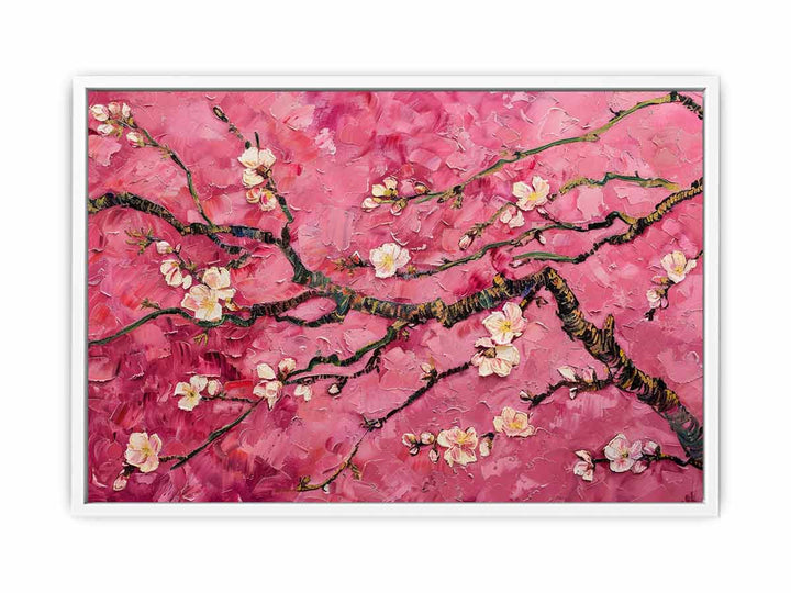  Pink Almond Branches Painting