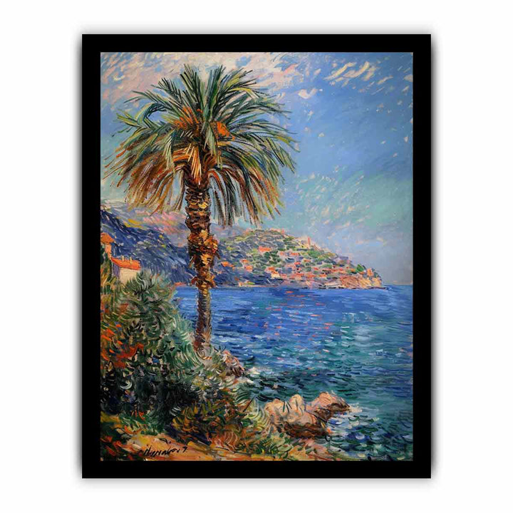 Palm Tree Art framed Print