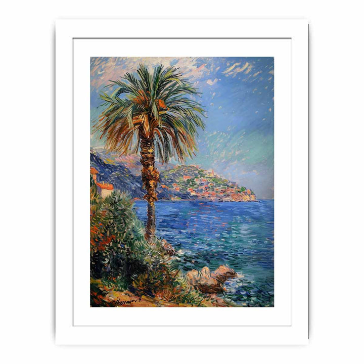 Palm Tree Art framed Print