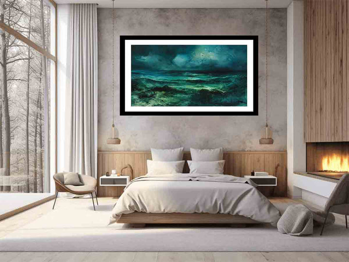 coastal landscape Art Print