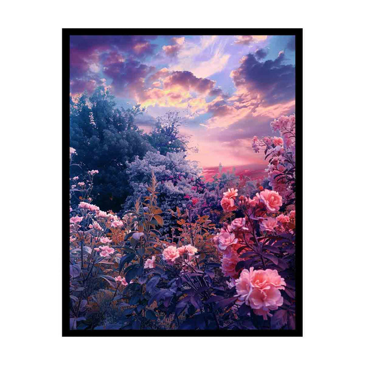 Flowers in bloom canvas Print
