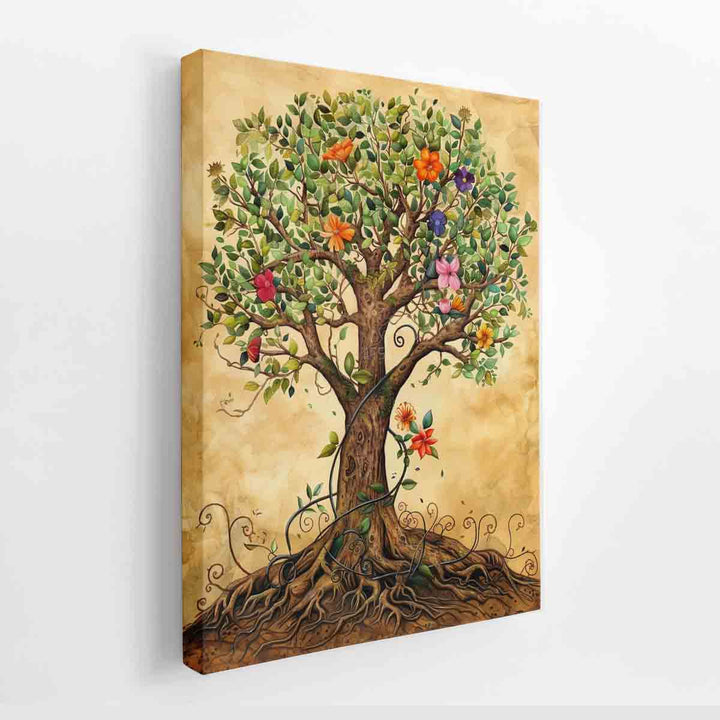 Tree of life art canvas Print