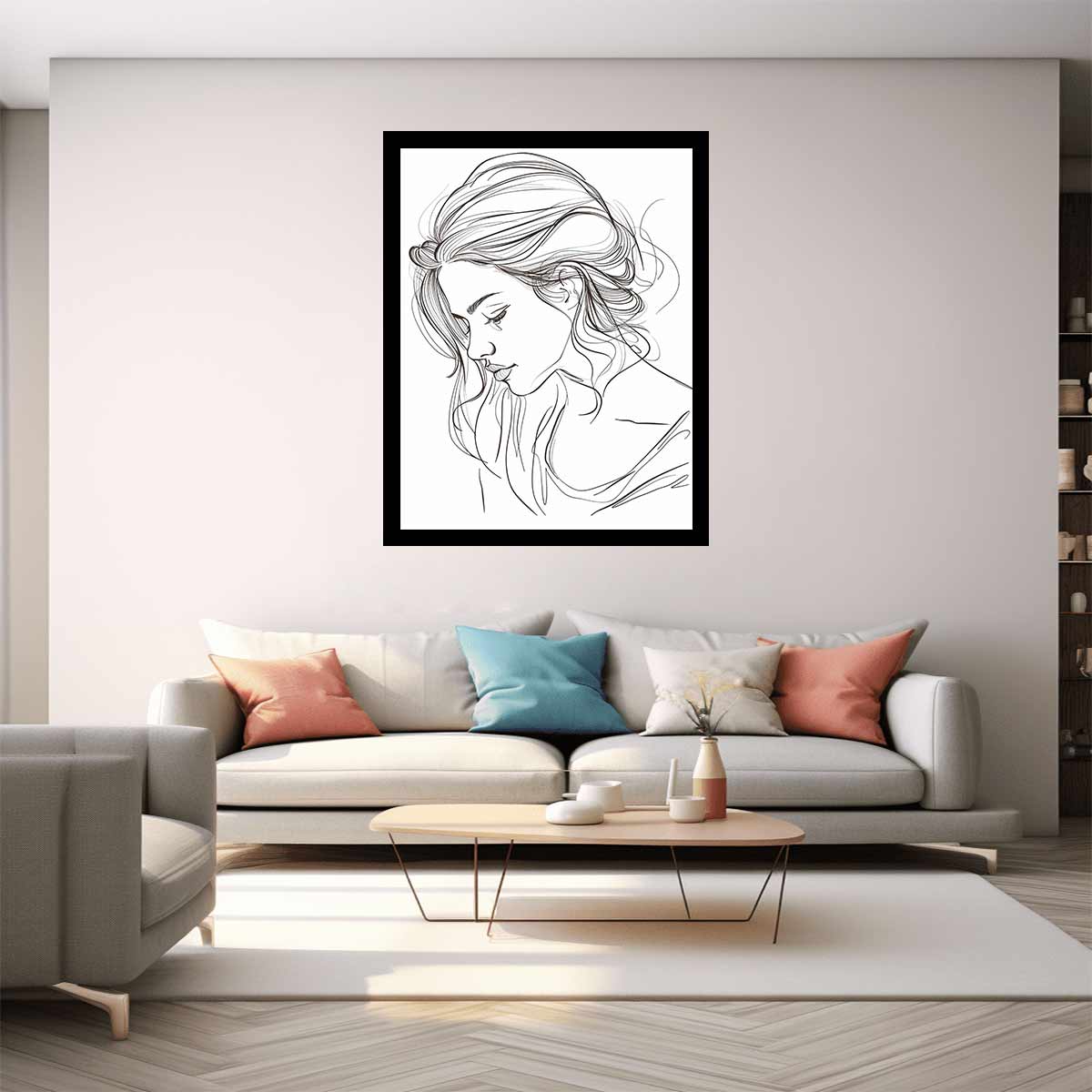 Women Looking Down